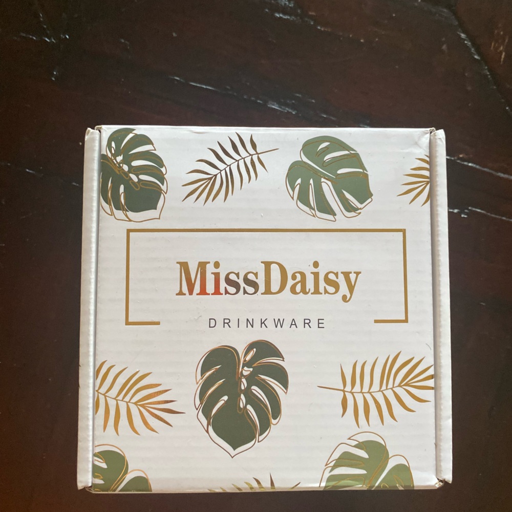 Miss Daisy Drinkware with Funny  Design on both sides. New. Smoke free home
